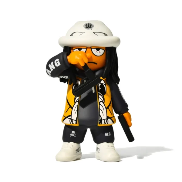 Hip-Hop Style Premium Vinyl Art Figurine Handmade Pop Art Sculpture for Collectors & Home Decor