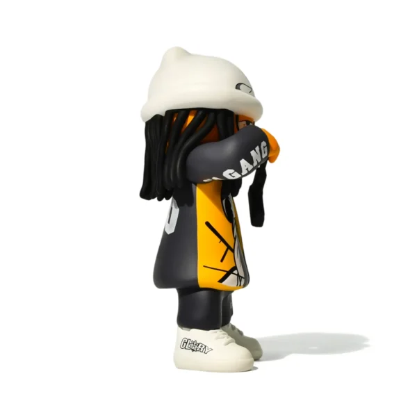 Hip-Hop Style Premium Vinyl Art Figurine Handmade Pop Art Sculpture for Collectors & Home Decor