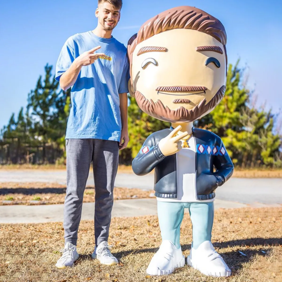 Life Size Fiberglass Sculpture