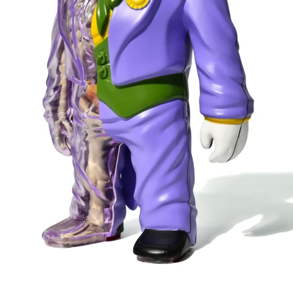 小丑 (13) 18cm 1/12 Scale Joker Action Figure Half Anatomy PVC ABS Collectible Figurine