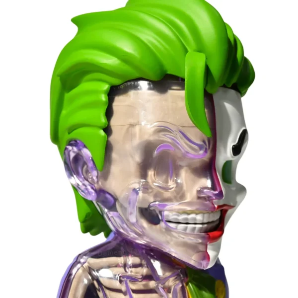 小丑 (15) 18cm 1/12 Scale Joker Action Figure Half Anatomy PVC ABS Collectible Figurine