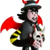 Gothic Demon Designer Vinyl Art Toy Limited-Edition Pop Art Sculpture for Collectors & Display