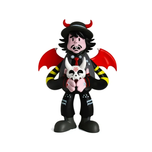 Gothic Demon Designer Vinyl Art Toy Limited-Edition Pop Art Sculpture for Collectors & Display