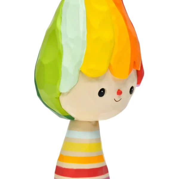 Rainbow Cloud Folk Art Figurine Art Deco Statue & Vintage Craft Collectible