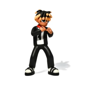 JUICEWRLD (1) 3D Printed Vinyl Hip-Hop Anime Figurine Custom Manga & Pop Style Collectible for Fans & Artists