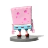 海绵宝宝 (36) Pink Heart Anatomy Sponge PVC Figurine Hot Pop Culture Collectible Anime Collection