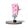 海绵宝宝 (37) Pink Heart Anatomy Sponge PVC Figurine Hot Pop Culture Collectible Anime Collection