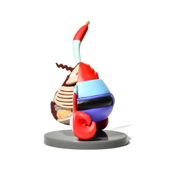 海绵宝宝 (7) Anatomy Crab PVC Figurine Hot Pop Culture Character Collectible Life Size 3D Printed Anime Figurine
