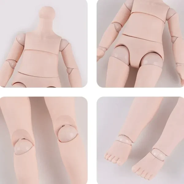 1/6 BJD Doll OB11 Body 16cm Blind Box BJD PVC BJD Doll Model DIY Gift for Doll Collectors