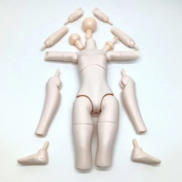 1/6 BJD Doll 12-Inch Female Body Blind Box BJD High Quality PVC BJD Doll DIY Gift for Collectors