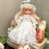 30cm Vinyl BJD Doll with Movable Joints Lolita Princess DIY Dress-Up Toy for Girls Birthday Gift