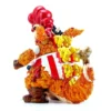 Fast Food Monster Custom Cartoon Figurine Fried Chicken PVC Art Toy Collectible Figure for Decoration