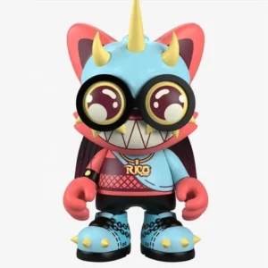 Horned Monster Custom Cartoon Figurines Urban Streetwear Vinyl Art Toy Collectible Figure for Display