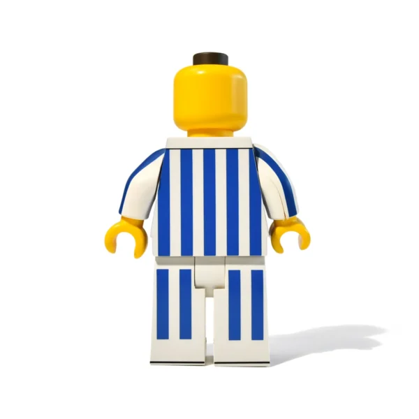 乐高蓝白条纹 (3) PVC 3D Figure Maker Custom 3D PVC Action Figure Design & Manufacturing Service