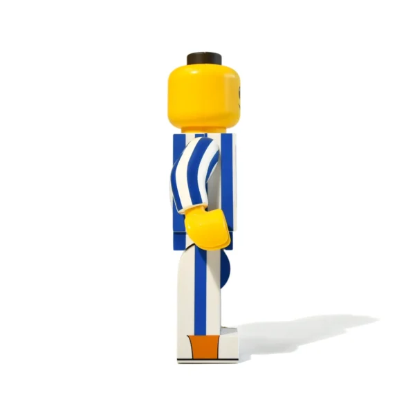 乐高蓝白条纹 (4) PVC 3D Figure Maker Custom 3D PVC Action Figure Design & Manufacturing Service
