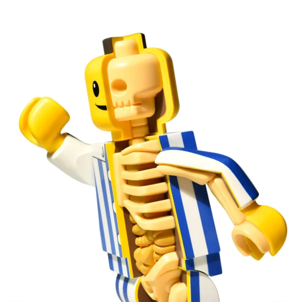 乐高蓝白条纹 (6) PVC 3D Figure Maker Custom 3D PVC Action Figure Design & Manufacturing Service