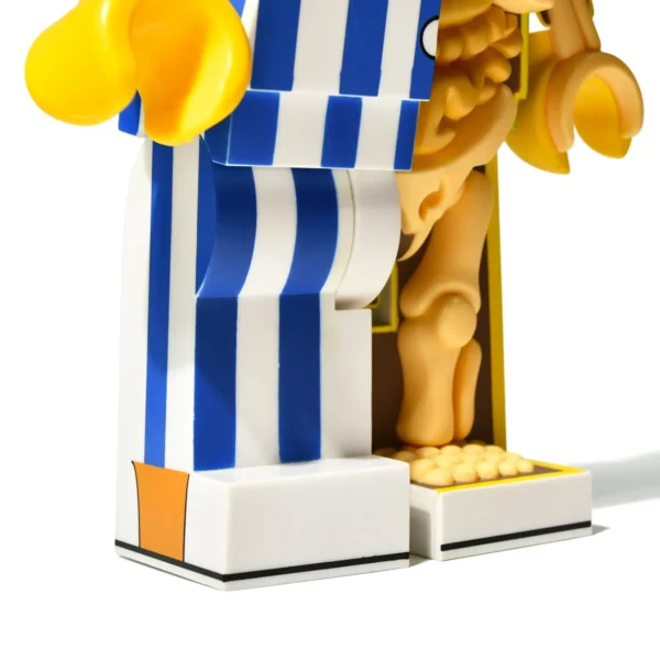 乐高蓝白条纹 (7) PVC 3D Figure Maker Custom 3D PVC Action Figure Design & Manufacturing Service