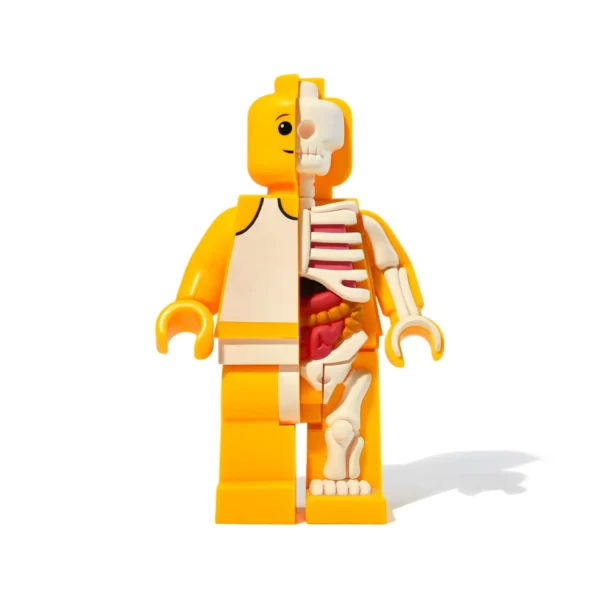 乐高马甲黄 (1) 3D Printed PVC Action Figure Custom 3D Model Figure Collectibles for Display