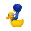 Wholesale Cute Boy Riding Yellow Duck PVC Figures Bulk Kawaii Art Toys for Gift