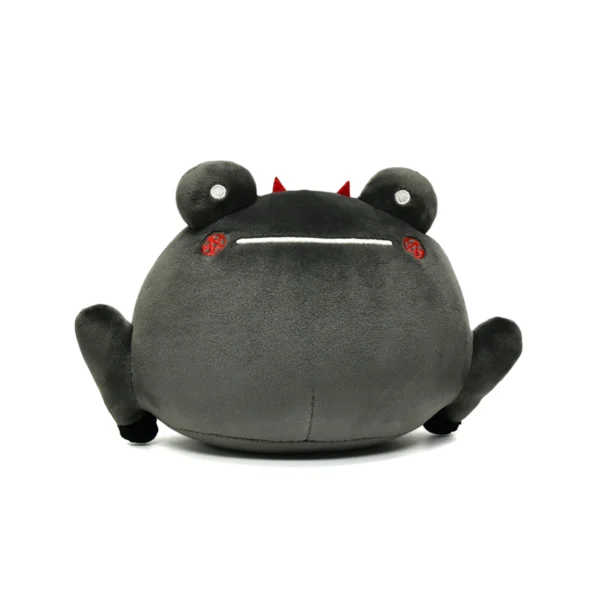 Wholesale Custom Black Devil Frog Plush Toys Bulk Stuffed Animals as Gift