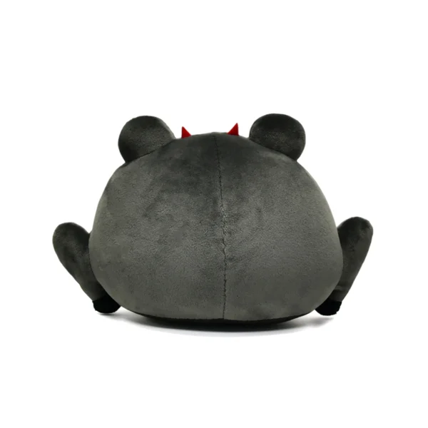 Wholesale Custom Black Devil Frog Plush Toys Bulk Stuffed Animals as Gift