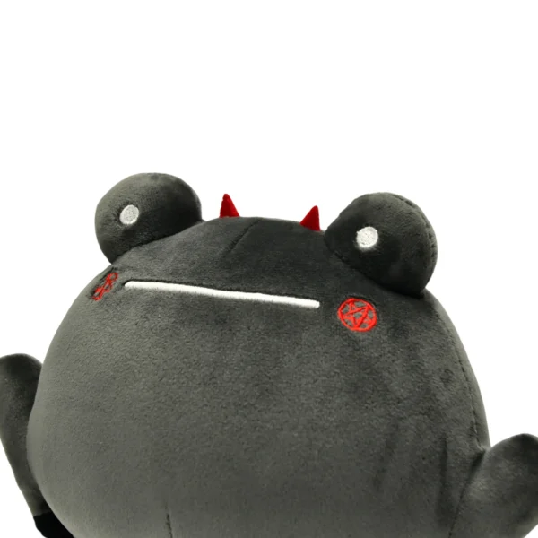 Wholesale Custom Black Devil Frog Plush Toys Bulk Stuffed Animals as Gift