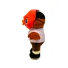 毛绒鸟面具人 (2) Bird City Santo Red Bird Stuffed Toy with Printed T-Shirt Cute Plush Animal Collectible for Room Decor