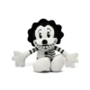 毛绒黑白小人 (1) Custom Retro Black & White Clown Soft Plush Toy Stuffed Animal Collectible for Gift