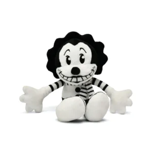 Custom Retro Black & White Clown Soft Plush Toy Stuffed Animal Collectible for Gift