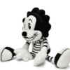 毛绒黑白小人 (10) Custom Retro Black & White Clown Soft Plush Toy Stuffed Animal Collectible for Gift