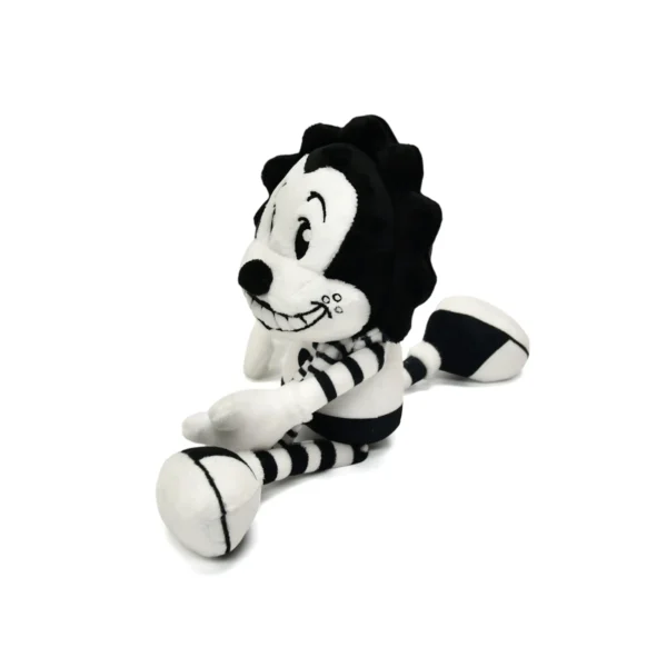 毛绒黑白小人 (11) Custom Retro Black & White Clown Soft Plush Toy Stuffed Animal Collectible for Gift