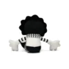 毛绒黑白小人 (3) Custom Retro Black & White Clown Soft Plush Toy Stuffed Animal Collectible for Gift
