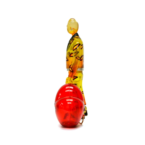 爱心王 (2) Hot Sale Custom Streetwear Vinyl Figurine Bulk Designer Art Toy Collectible Figure for Display