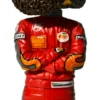 Captain Risky Red Racing Suit Bobblehead Retro Racer PVC Figure Collectible