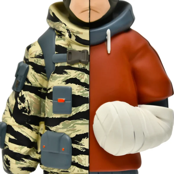 Split-Design Monkey Streetwear PVC Figure Dual Style Urban Art Toy Collectible