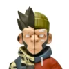 Split-Design Monkey Streetwear PVC Figure Dual Style Urban Art Toy Collectible