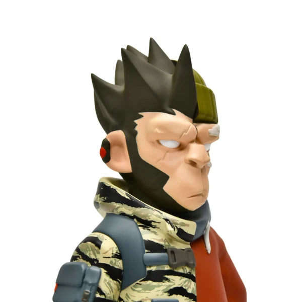 Split-Design Monkey Streetwear PVC Figure Dual Style Urban Art Toy Collectible