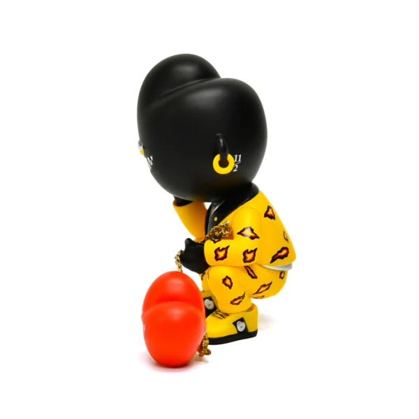 Custom Street Art Black Character Vinyl Figure Designer Art Toy Collectible for Display