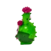 仙人掌兔 (2) Kawaii Cactus Bunny PVC Art Figure Designer PVC Collectible Toy with Flocked Details
