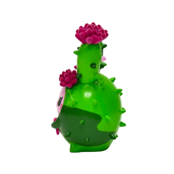 仙人掌兔 (2) Kawaii Cactus Bunny PVC Art Figure Designer PVC Collectible Toy with Flocked Details
