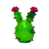 仙人掌兔 (3) Kawaii Cactus Bunny PVC Art Figure Designer PVC Collectible Toy with Flocked Details