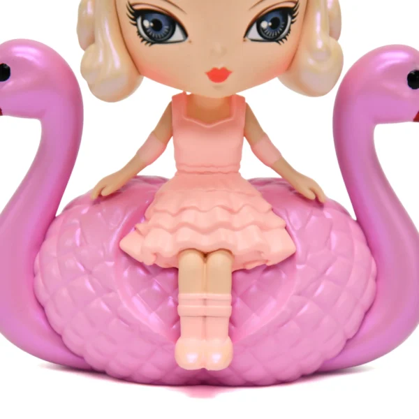 天鹅女孩 (6) Cute Swan Girl Collectible Design Toy Customizable Pop PVC Figure Create Your Own PVC Figurine
