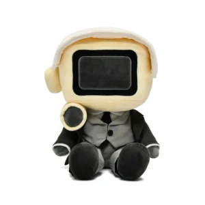 Bulk Custom Plush Toys Cameraman TV Man Stuffed Toy Cartoon Character Collectible Plush Figure