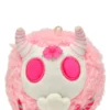 毛绒粉球怪 (6) Soft Stuffed Animal Plush Keychain Bulk Custom Plush Toy Pendant for Gift