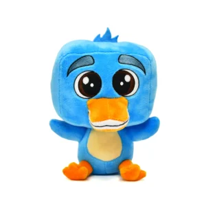 Bulk Custom Plush Toys Cartoon Blue Duck Stuffed Toy Collectible Animal Plush Figure