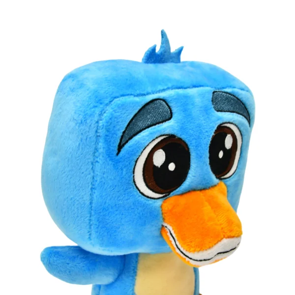 Bulk Custom Plush Toys Cartoon Blue Duck Stuffed Toy Collectible Animal Plush Figure
