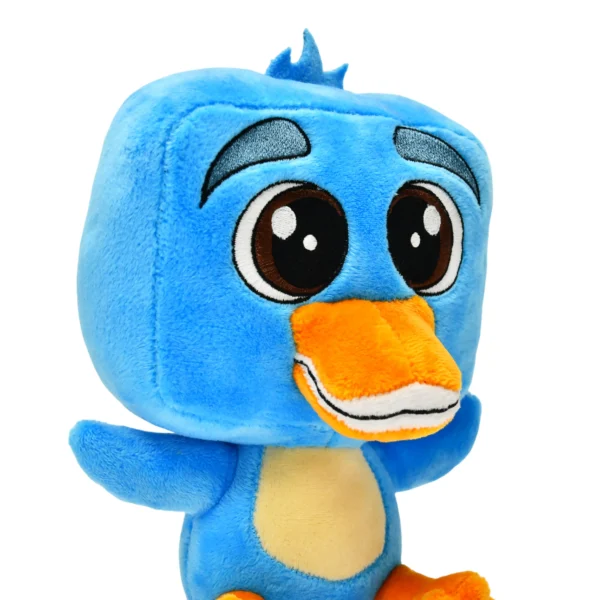 Bulk Custom Plush Toys Cartoon Blue Duck Stuffed Toy Collectible Animal Plush Figure