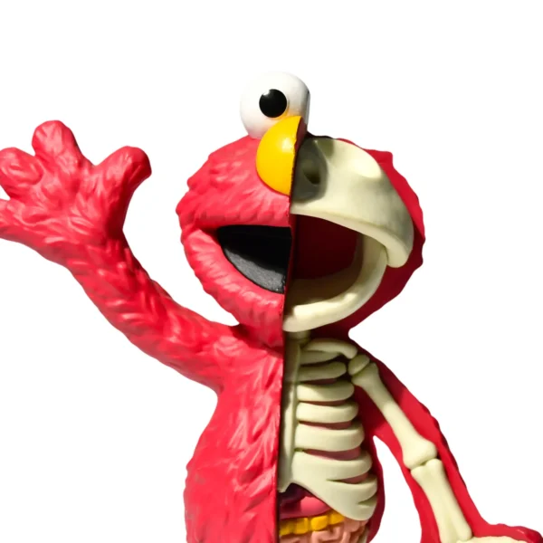 Dissected Elmo Collectible Art Toy From Professional PVC Figurine Maker Custom Vinyl Figure