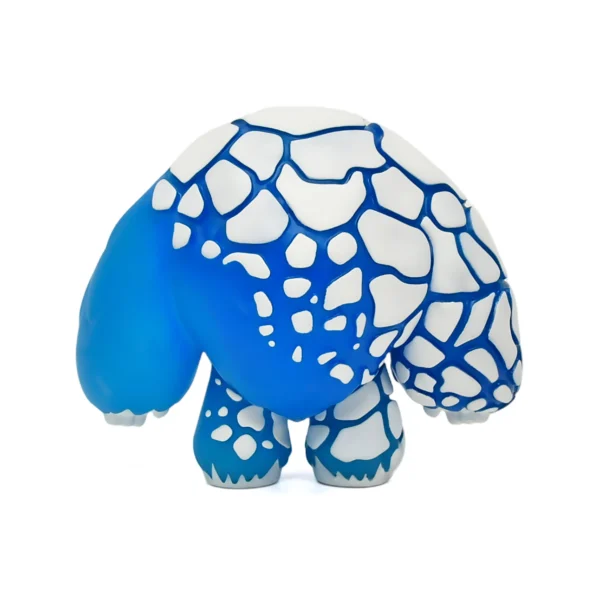 Blue Ice Chomp Yeti Vinyl Figure Custom Designer Art Toy by Professional Vinyl Figure Maker