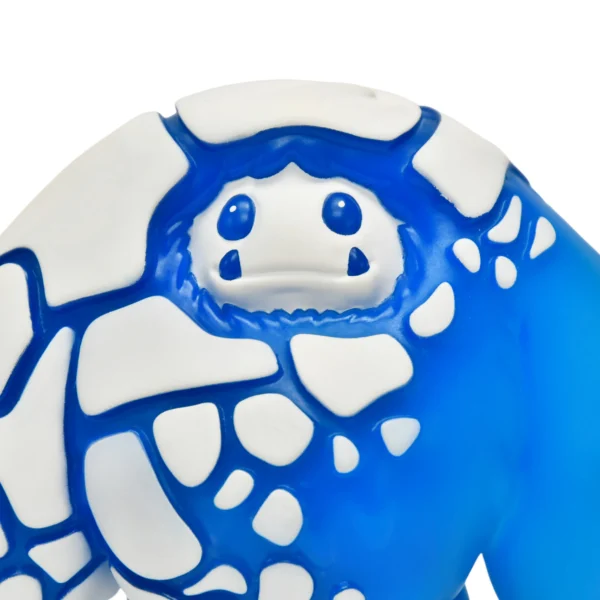 Blue Ice Chomp Yeti Vinyl Figure Custom Designer Art Toy by Professional Vinyl Figure Maker